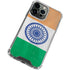India Flag Distressed iPhone 15 Pro Clear Case