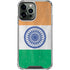 India Flag Distressed iPhone 14 Pro Max Clear Case