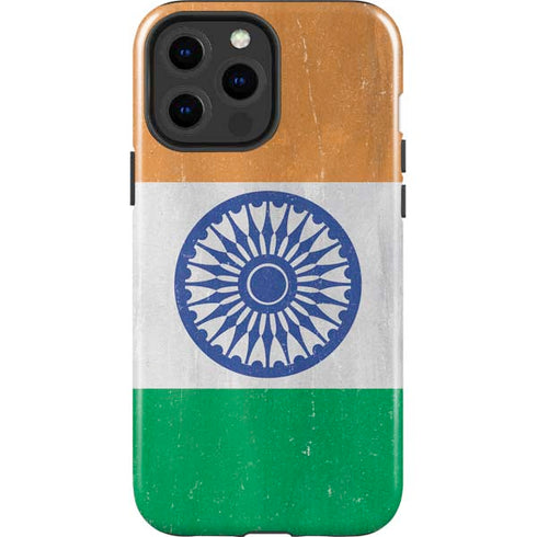 India Flag Distressed iPhone 15 Pro Max Impact Case