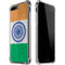 India Flag Distressed iPhone 7/8 Plus Clear Case