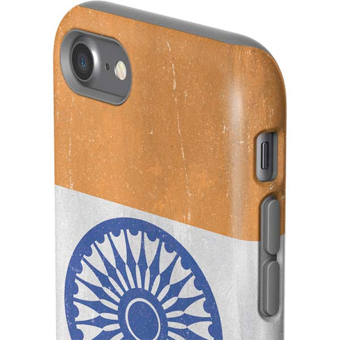 India Flag Distressed iPhone SE (2nd & 3rd Gen) Pro Case