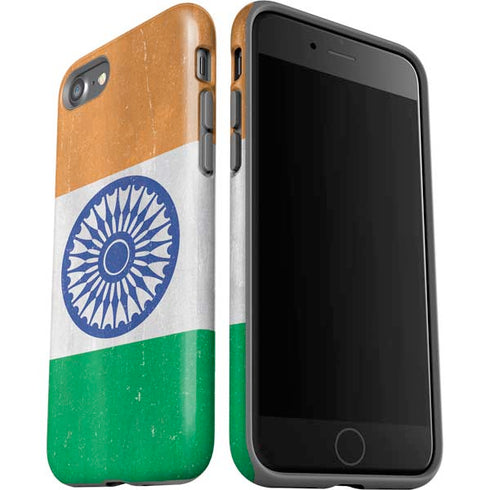 India Flag Distressed iPhone SE (2nd & 3rd Gen) Pro Case