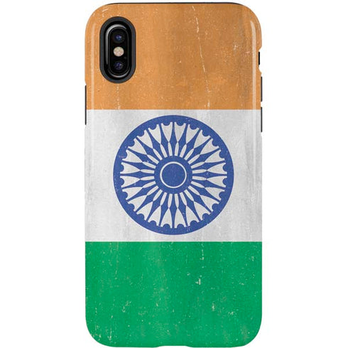 India Flag Distressed iPhone X Pro Case