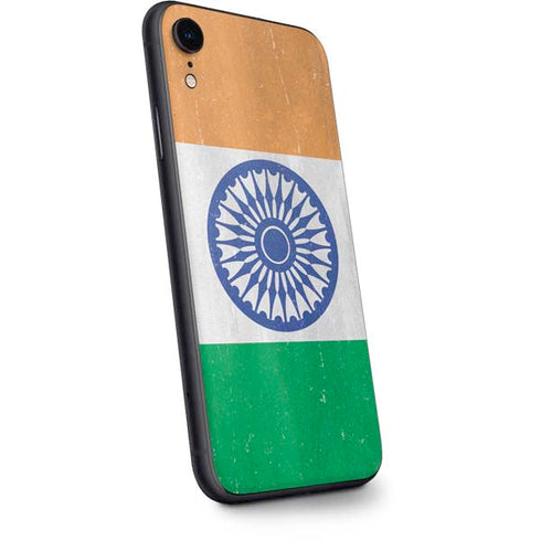 India Flag Distressed iPhone XR Skin