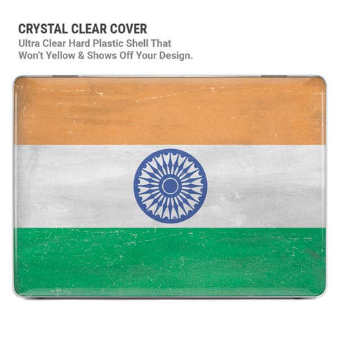 India Flag Distressed MacBook Air 13in M1 (2021) Case plus Skin
