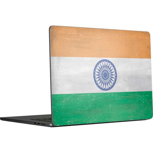 India Flag Distressed MacBook Air 15 in (2023) Skin