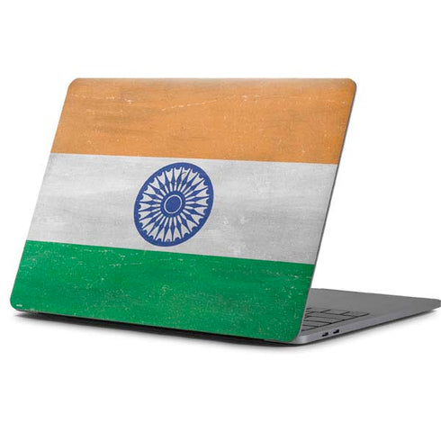 India Flag Distressed Apple MacBook Pro 13-inch Skin