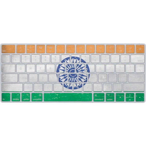 India Flag Distressed Magic Keyboard Skin