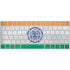 India Flag Distressed Magic Keyboard Skin