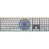 India Flag Distressed Magic Keyboard with Numeric Keypad Skin