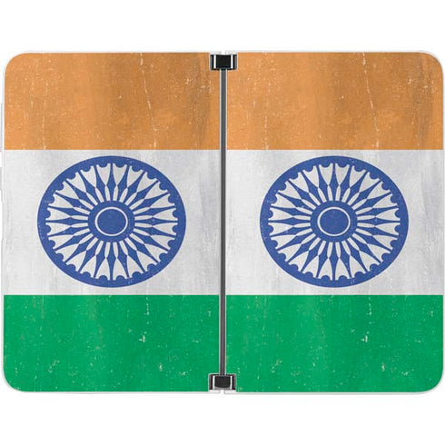 India Flag Distressed Surface Duo Skin