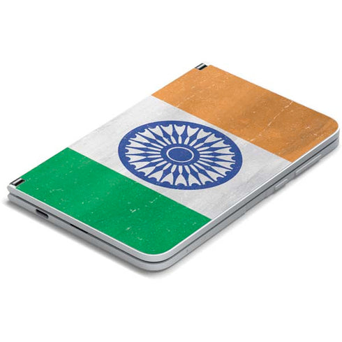 India Flag Distressed Surface Duo Skin