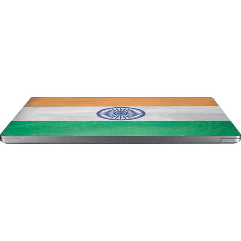 India Flag Distressed Universal Laptop 12in (9.8 x 6.8in) Skin