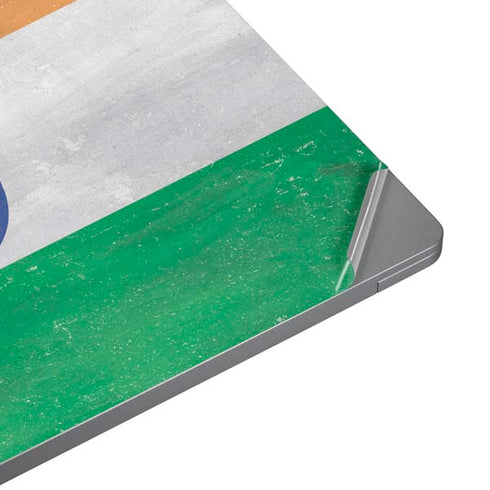 India Flag Distressed Universal Laptop 15in (12.2 x 8.8in) Skin