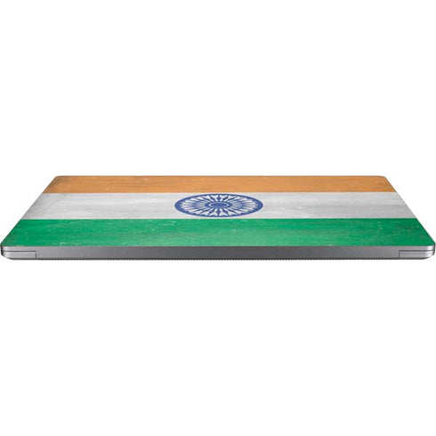 India Flag Distressed Universal Laptop 16.6in (13.4 x 9.7in) Skin