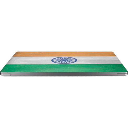 India Flag Distressed Universal Laptop 17in (13.8 x 10in) Skin