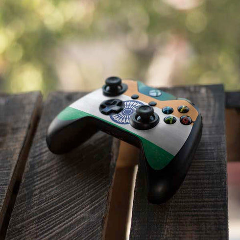 India Flag Distressed Xbox One Controller Skin