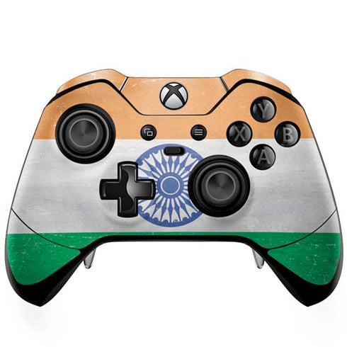 India Flag Distressed Xbox One Elite Controller Skin