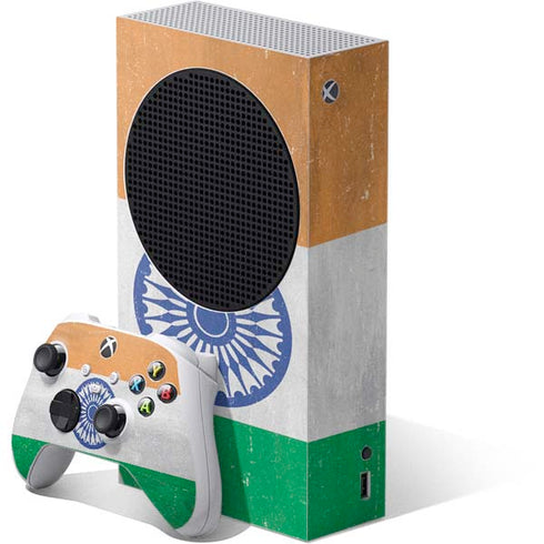 India Flag Distressed Xbox Series S Skins