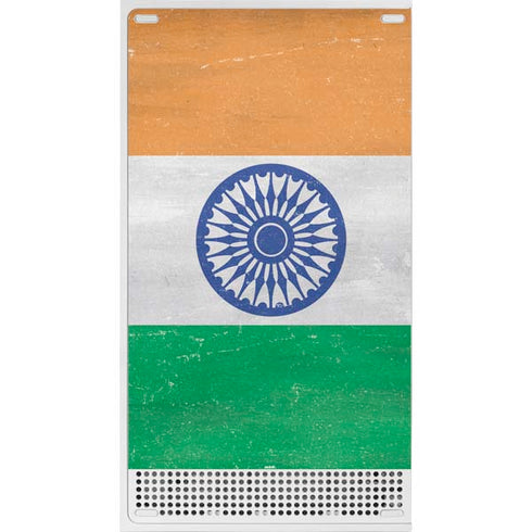 India Flag Distressed Xbox Series S Console Skin