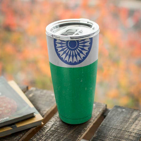 India Flag Distressed Yeti 20oz Tumbler Skin