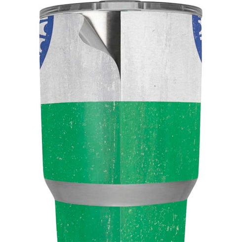 India Flag Distressed Yeti 30oz Rambler Tumbler Skin