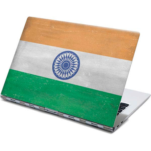 India Flag Distressed Yoga 910 2-in-1 14in Touch-Screen Skin
