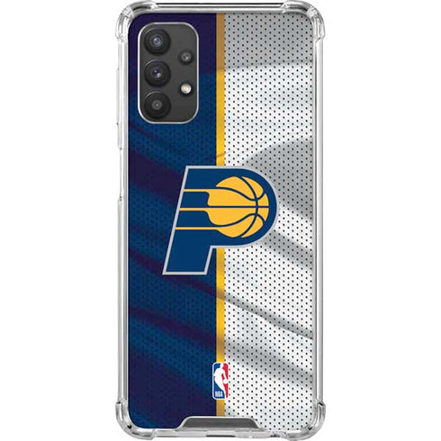 NBA Indiana Pacers Away Jersey Galaxy A32 5G Clear Case