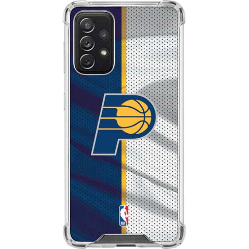 NBA Indiana Pacers Away Jersey Galaxy A72 5G Clear Case