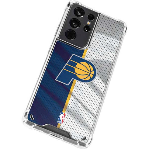 NBA Indiana Pacers Away Jersey Galaxy S21 Ultra 5G Clear Case