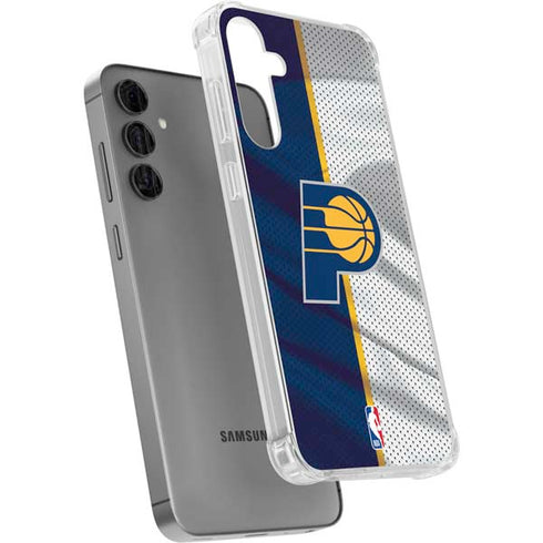 NBA Indiana Pacers Away Jersey Galaxy S24 Plus Clear Case