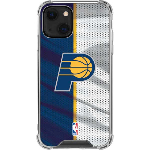 NBA Indiana Pacers Away Jersey iPhone 15 Plus Clear Case