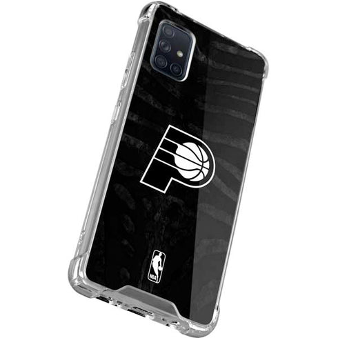 NBA Indiana Pacers Black Animal Print Galaxy A51 5G Clear Case