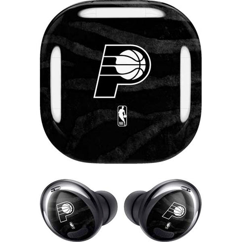 NBA Indiana Pacers Black Animal Print Galaxy Buds Pro Skin