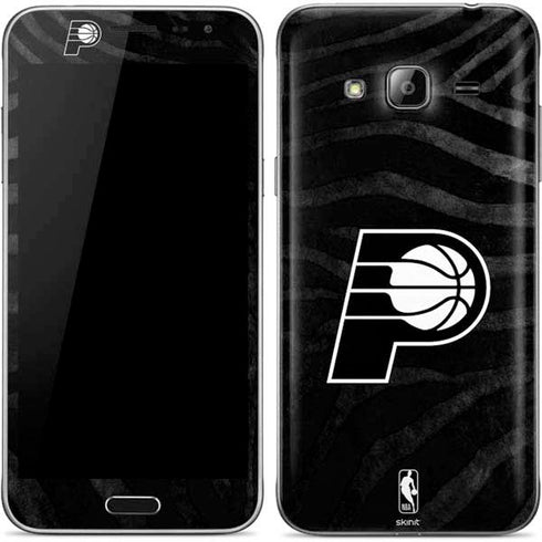NBA Indiana Pacers Black Animal Print Galaxy J3 Skin