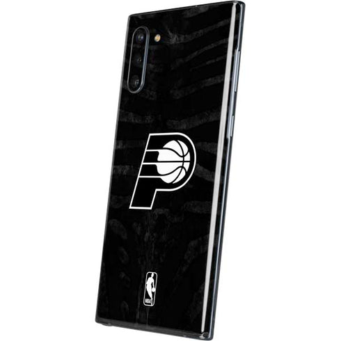 NBA Indiana Pacers Black Animal Print Galaxy Note 10 Skin