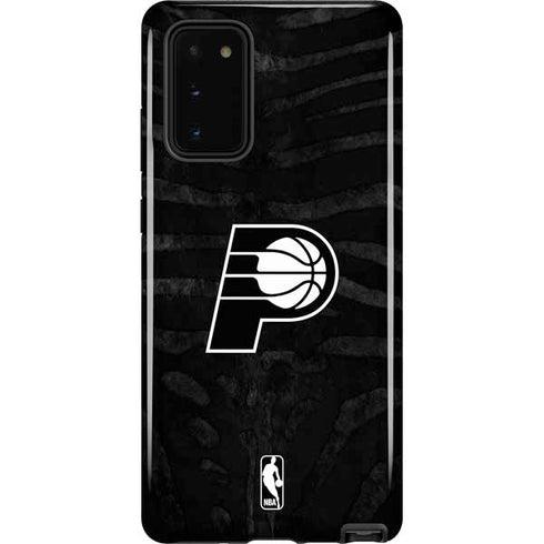 NBA Indiana Pacers Black Animal Print Galaxy Note20 5G Pro Case