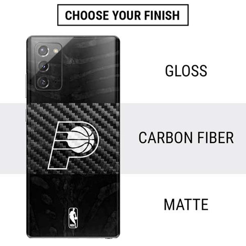 NBA Indiana Pacers Black Animal Print Galaxy Note20 5G Skin
