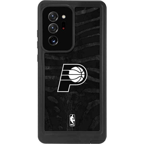 NBA Indiana Pacers Black Animal Print Galaxy Note20 Ultra 5G Waterproof Case