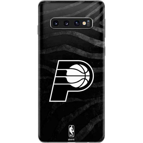 NBA Indiana Pacers Black Animal Print Galaxy S10 Skin