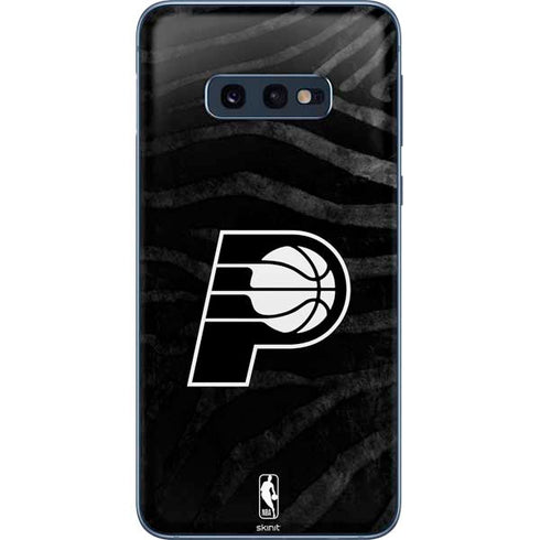 NBA Indiana Pacers Black Animal Print Galaxy S10e Skin