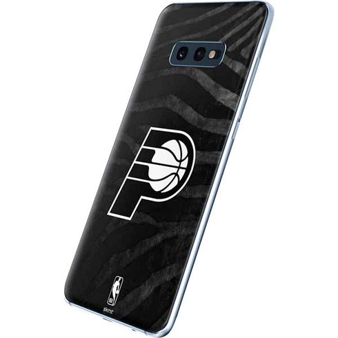 NBA Indiana Pacers Black Animal Print Galaxy S10e Skin
