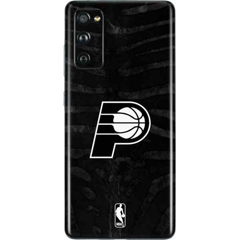 NBA Indiana Pacers Black Animal Print Galaxy S20 Fan Edition Skin