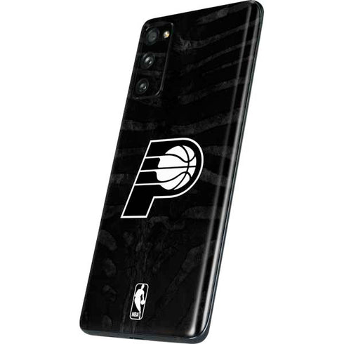 NBA Indiana Pacers Black Animal Print Galaxy S20 Fan Edition Skin