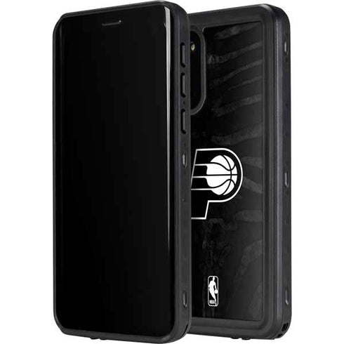 NBA Indiana Pacers Black Animal Print Galaxy S20 Plus Waterproof Case