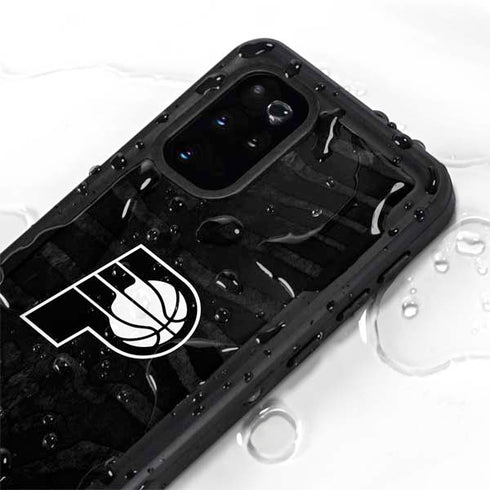 NBA Indiana Pacers Black Animal Print Galaxy S20 Plus Waterproof Case