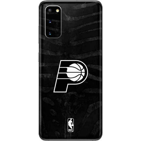 NBA Indiana Pacers Black Animal Print Galaxy S20 Skin