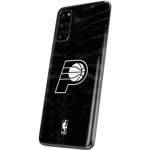NBA Indiana Pacers Black Animal Print Galaxy S20 Skin
