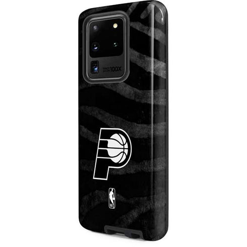 NBA Indiana Pacers Black Animal Print Galaxy S20 Ultra 5G Pro Case