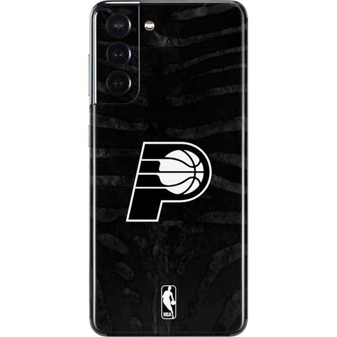 NBA Indiana Pacers Black Animal Print Galaxy S21 5G Skin